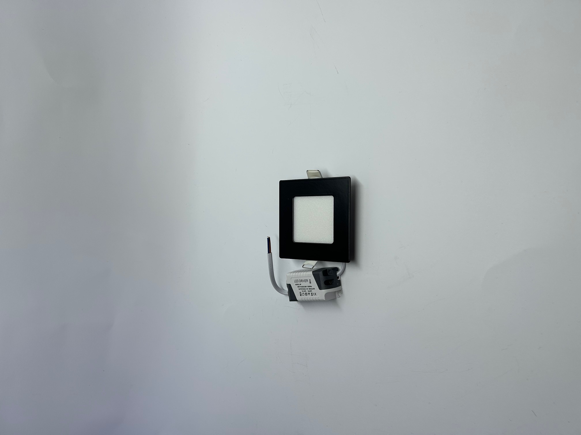 UGRADNI LED PANEL 3W KOCKA CRNI - Bomax rasveta Beograd